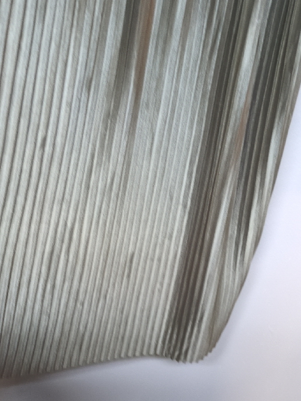 Bannana Republic Metallic Silver Pleated Midi Dress, Size 2 - Picture 5 of 9